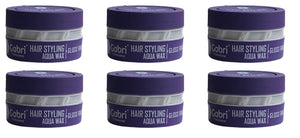 Gabri Violet Natural Aqua Hair Gel Wax 6 stuks