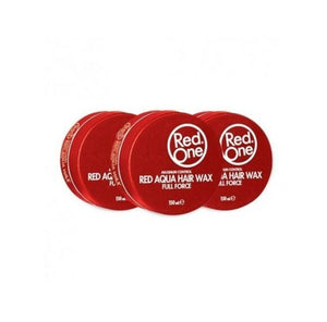 RED ONE HAIRWAX AQUA RED VOORDEELPAKKET 3 STUKS - Hairwaxshop