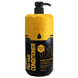 Nishman Pro Silicon&Paraben Free with Keratin Complex Conditioner 1250 ml - Hairwaxshop