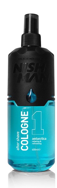 Nishman After Shave Cologne 01 Antarctica 400 ml - Hairwaxshop