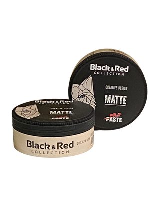 Black & Red Matte Wild Matte Hair Wax 150 ml