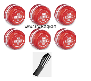 MR REBEL 02 HAIR STYLING WAX 6 STUKS