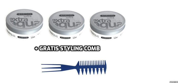 Morfose Extra Aqua 2 Hairwax Wax Voordeelset 3 stuks