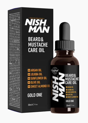 NISHMAN BEARD AND MUSTACHE CARE OIL 30ML